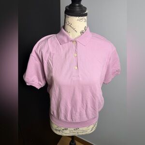 Everlane cotton blend polo shirt NWOT size XS